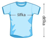 Velikost trička Velikost trička