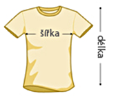 Velikost dámského trička RealGeek.cz Velikost dámského trička RealGeek.cz